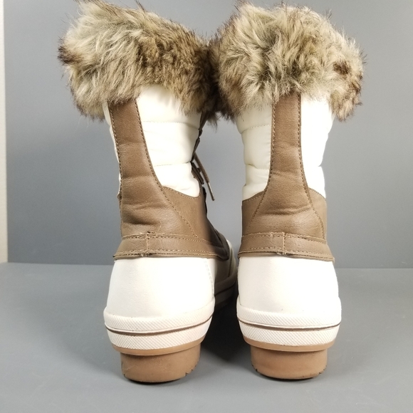 Mix No. 6 Bellet Women's Snow Boots White/Tan Size US-7 - Picture 7 of 13